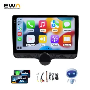 10.1 Inch Android Car Stereo with Wireless CarPlay & Android Auto, DSP, BT, WiFi, Backup Camera