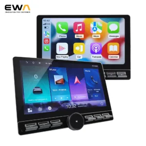 10.1 Inch Universal Android Car Head Unit with Physical Knob Hard Buttons Wireless CarPlay Android Auto Car Radio Multimedia Playera