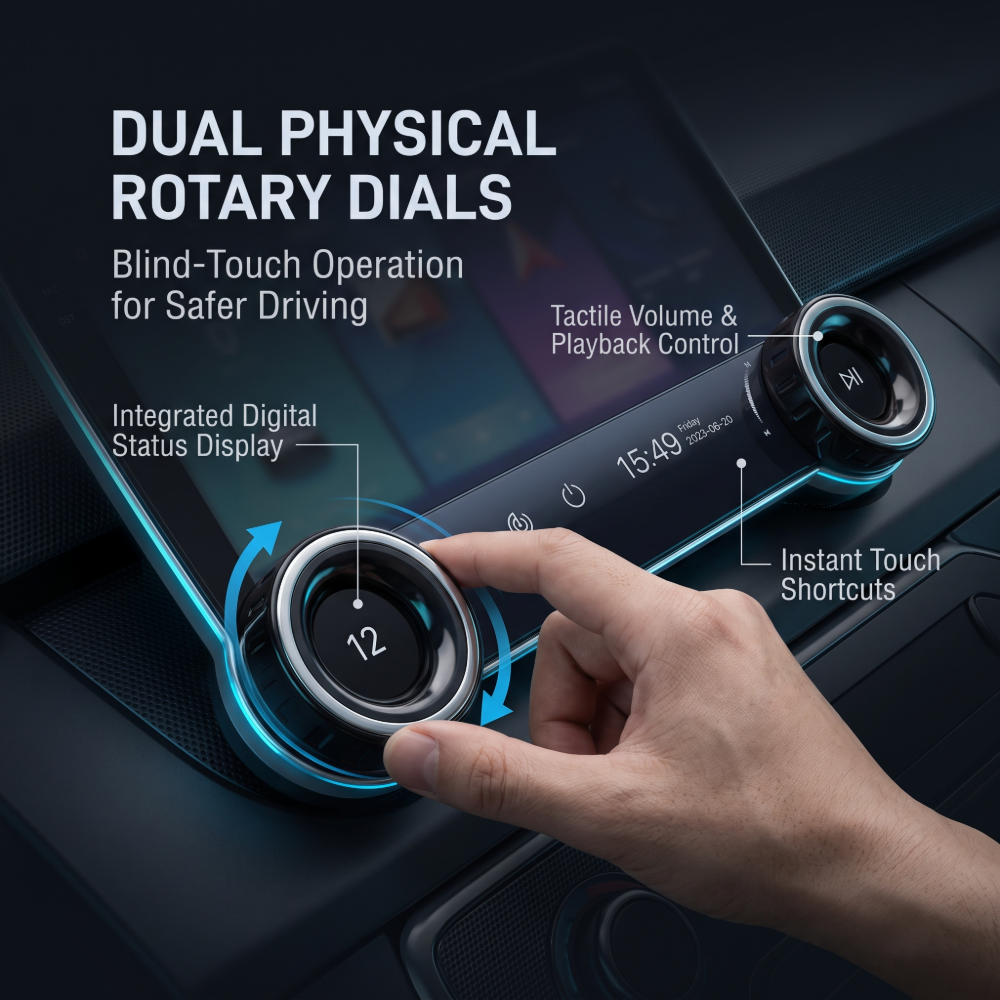 10.1-Inch QLED Portable Android Car Player
